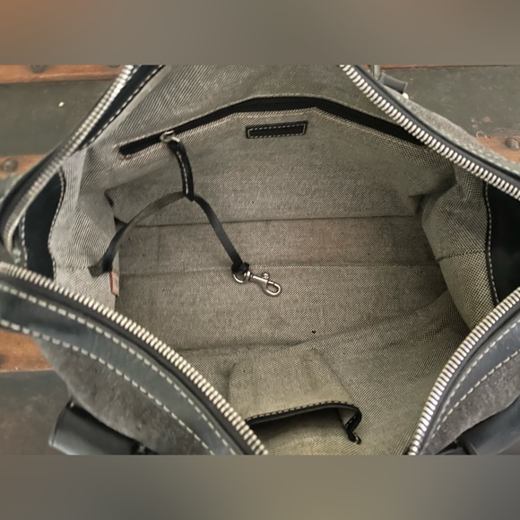 Dooney & Bourke anniversary signature double pocket satchel handbag purse ~ - Picture 3 of 12